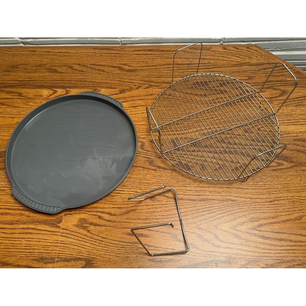 Nuwave Pro Infrared Oven 4" Wire Metal Rack, Dome Holder, Silicone Pizza Liner